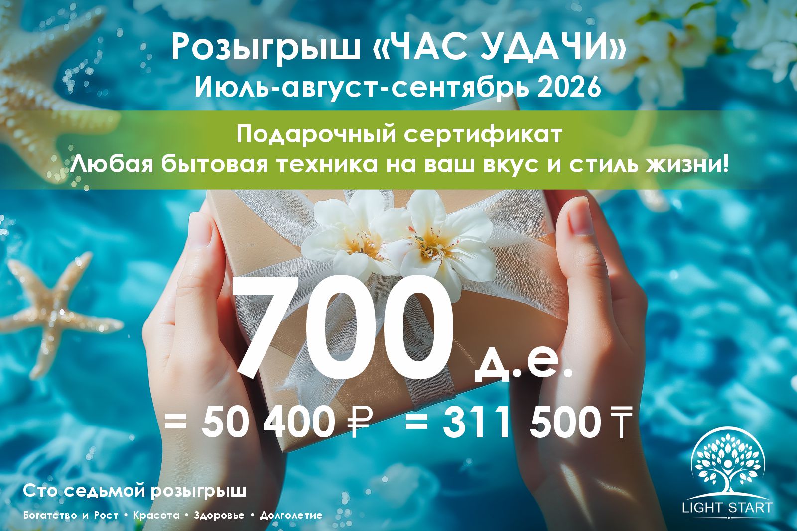 Подарок розыгрыша «Час Удачи» компании «Fucoidan World»